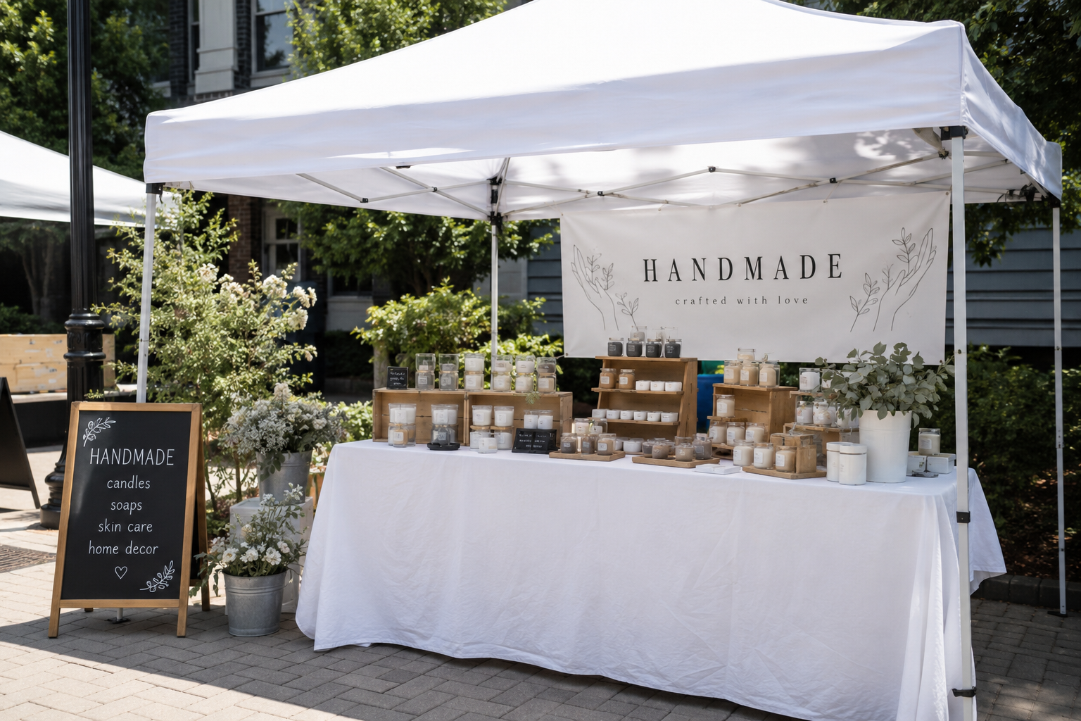 Market Tent Setup